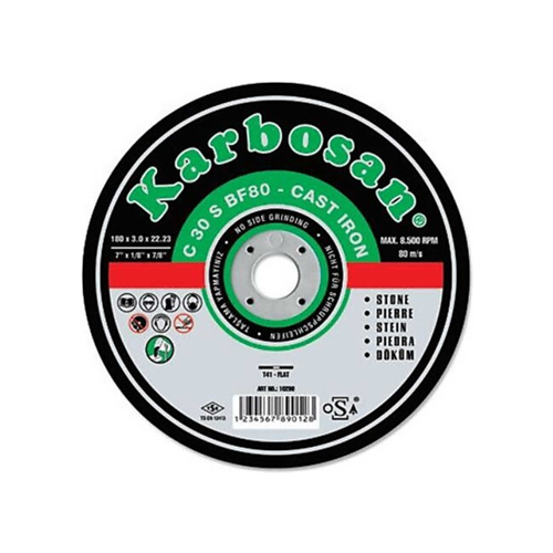 KARBOSAN 180 X 2.5 SC MERMER KESİCİ / 25